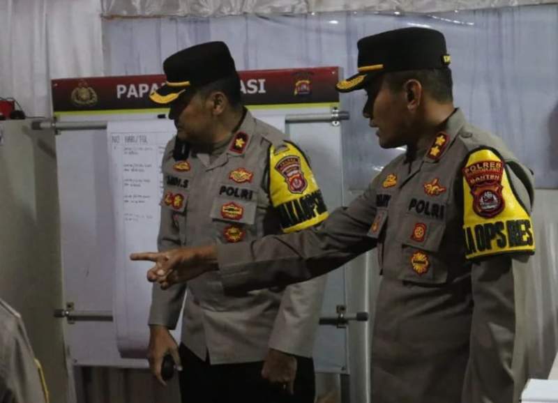 Polres Pandeglang Siapkan Pos Pelayanan dan Pengamanan Ops Lilin Maung 2022