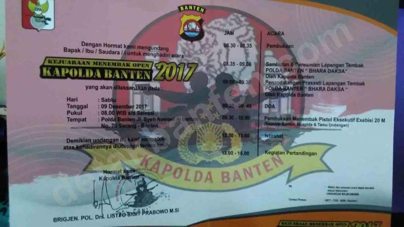 Peringati HUT ke-13, Polda Banten Gelar Open Kejuaraan Menembak