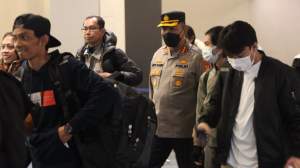 polresta bandara soetta kawal jenazah korban gempa turki