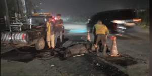 DPU Tangsel Tidak Ada Pengerjaan Hotmix di Jalan Pondok Cabe Raya