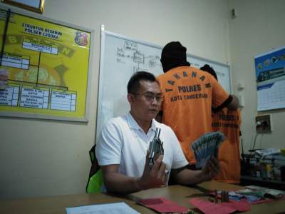 ⁠⁠⁠Di Cisoka Pengedar Uang Palsu Sasar Warung Kecil