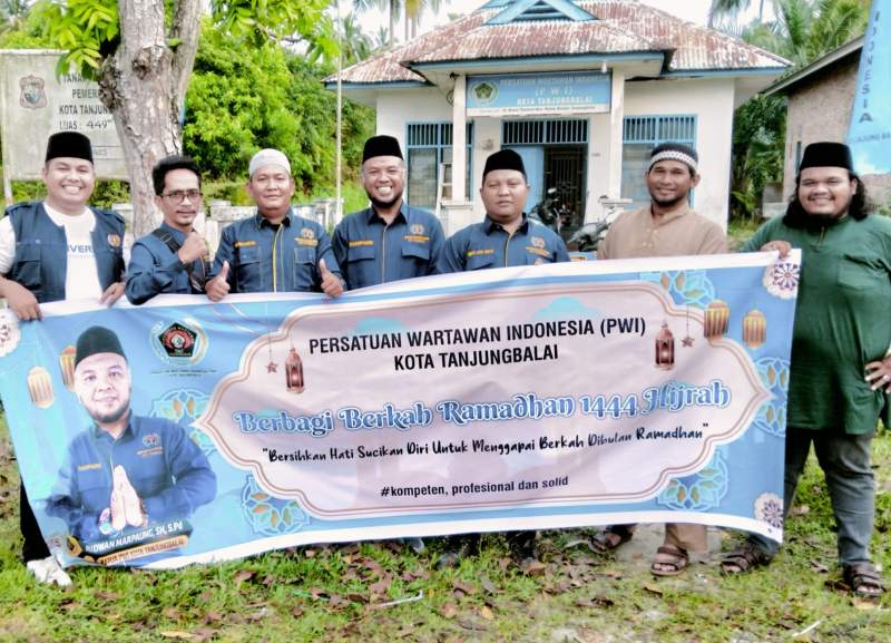 Bentuk kepedulian, PWI Tanjungbalai Berbagi Takjil