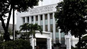 Ilustrasi gedung Kemensetneg di Jakarta.