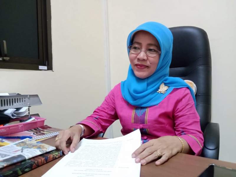 Kepala Bidang Kepala Bidang (Kabid) Penempatan Tenaga Kerja dan Perluasan Kesempatan Kerja, Disnaker Kota Serang, Sumiarsih.