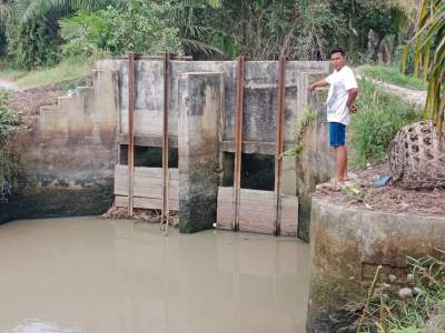 Pintu Air Sungai Rambung Sudah Belasan Tahun Rusak, Ini Kata Dinas PUTR Serdang Bedagai