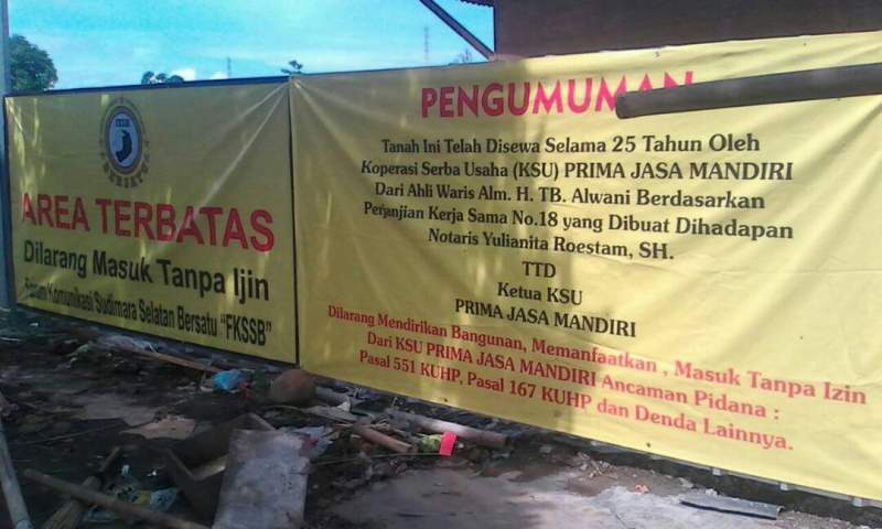 Berdiri di Lahan Sengketa, Pembangunan Pasar Rakyat Disegel