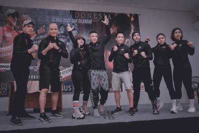 Bugar Indonesia menggelar Contender di Gedung Olah Raga (GOR) Cilandak Barat, Jakarta Selatan. Minggu (13/11/2022).
