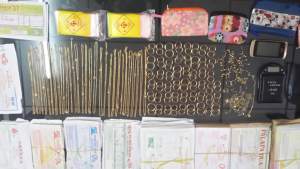 Barang bukti emas palsu yang diamankan Polsek Balaraja.