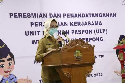 Airin Hadiri Peresmian Kantor Layanan Paspor di WTC Serpong