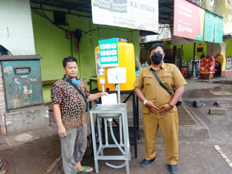 Antisipasi Corona, Pemkot Tangsel Pasang Washtafel dan Penyemprotan Wilayah