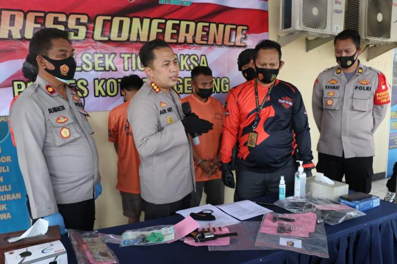 Polresta Tangerang Bekuk Pelaku Curanmor Asal Lebak