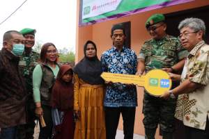 Danrem 064/MY dan Dandim 0602/Serang Resmikan RLTH di Jawilan