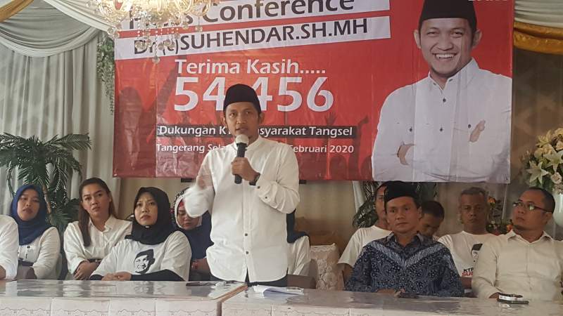 Suhendar, Balon Walikota Dari Jalur Independen Mundur dari Pilkada Tangsel