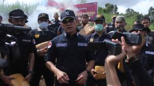 Bareskrim Polri Musnahkan 5 Hektare Ladang Ganja di Sumut