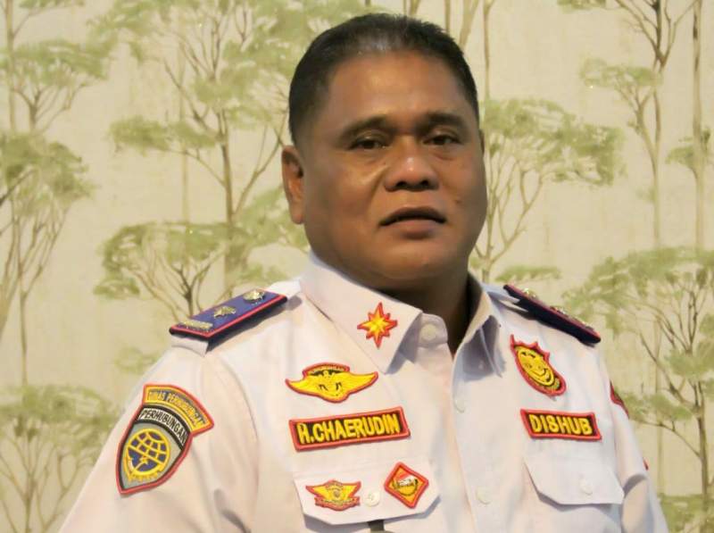 Kepala Dishub Tangsel, Chaerudin.