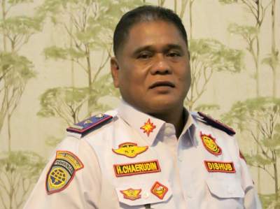 Kepala Dishub Tangsel, Chaerudin.