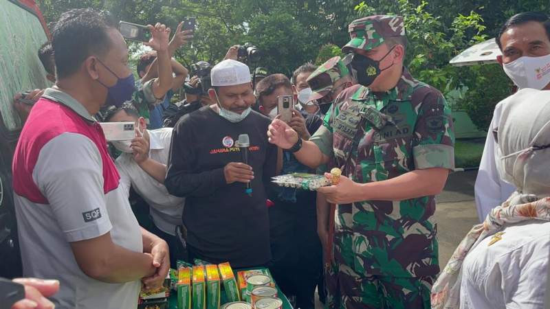 Kodim 0510/Trs Gelar Pasar Pangan Murah