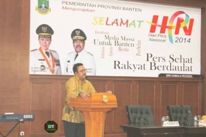 Peringatan HPN Wagub Tekan dinas Terbuka Dalam Informasi