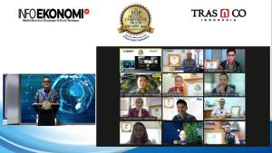 InfoEkonomi.ID dan TRAS N CO Indonesia Sukses Gelar 3rd Top Digital Corporate Brand Award 2023