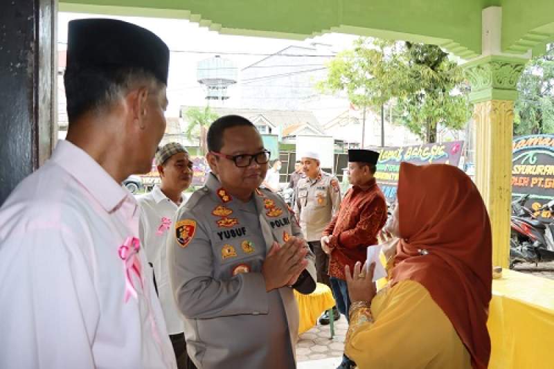 Kapolres TanjungbaIai Hadiri Syukuran Tepung Tawar Jamaah Haji Kota Tanjungbalai