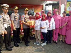 Pastikan Kesiapan Personil Berikan Pelayanan, Kapolres Serang Kunjungi Pos pengamanan Jalur Lintas Pemudik