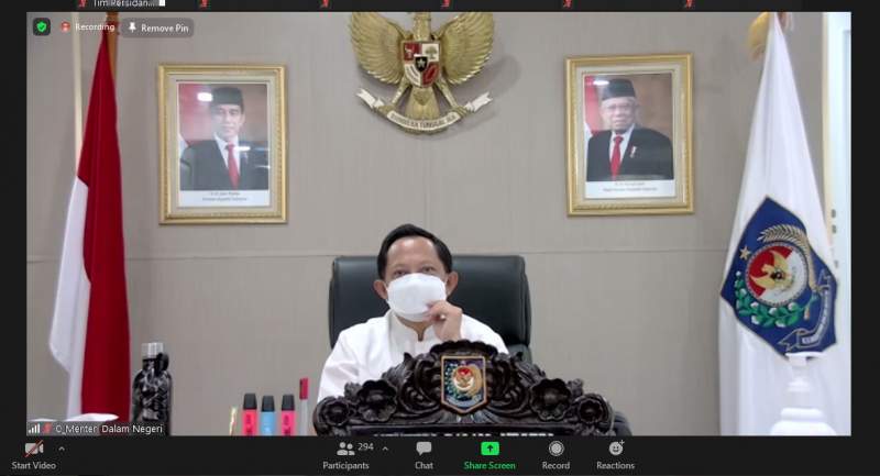 Mendagri Tekankan Kekompakan Forkopimda Jadi Kunci Keberhasilan PPKM Darurat