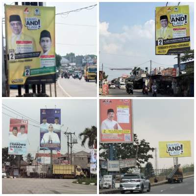 Langgar Aturan, Bawaslu Segera Tertibkan APK di Jalan Raya Kresek