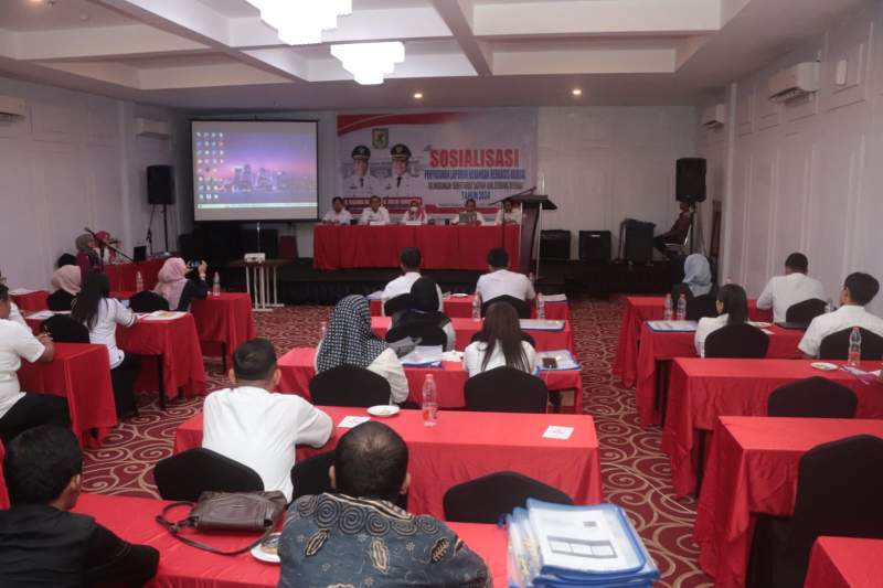 Pemkab Serdang Bedagai gelar kegiatan Sosialisasi Penyusunan Laporan Keuangan Berbasis Akrual untuk tahun 2023.