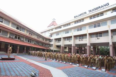 Apel pegawai Pemkot Tangerang.