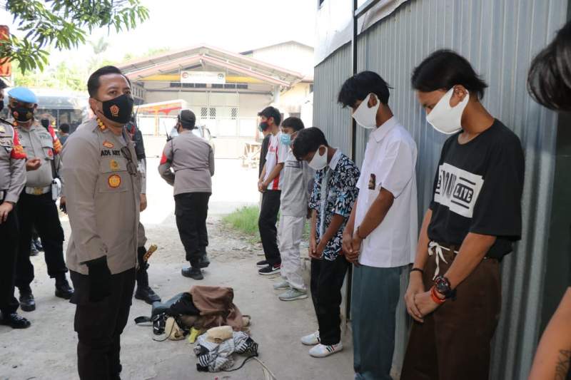 Polresta Tangerang Amankan 59 Pelajar Yang Hendak Demo Ke Jakarta