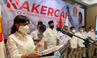 Canangkan Gerindra Tangsel Jawara, Alin Optimis Menangkan Pemilu 2024