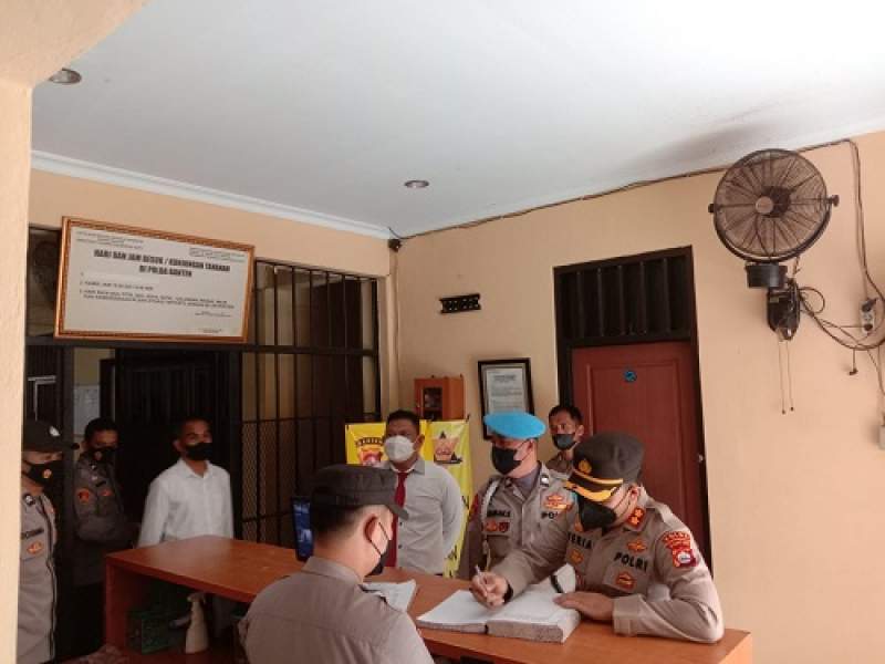 Bidpropam Polda Banten Dampingi Pamenwas Cek Rumah Tahanan