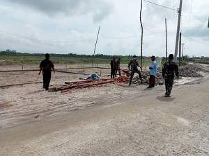 Masyarakat Desa Silo Baru Sampaikan Terimakasih Atas Program Pembangunan TMMD