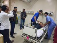 Terduga pelaku curanmor, Codet saat di RSUD Tangerang.