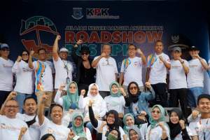 Roadshow Bus KPK Berjalan Sukses, Pemkot Tangsel Diapresiasi KPK