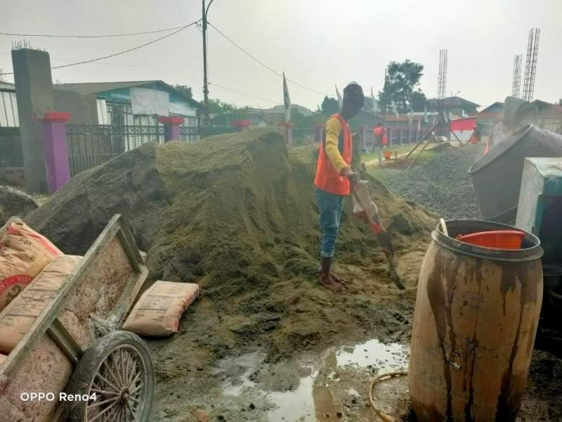 Proyek Penataan Alun - Alun Sepatan Bernilai Rp 1.4 Miliar Mulai Dikerjakan
