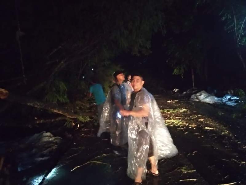 Dua Hari Hujan Angin dan Petir, Sejumlah Pohon Bertumbangan Di Wilayah Kabupaten Serang
