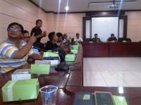 Komisi III DPRD Kota Tangerang memberikan keterangan pers soal pembentukan pansus. 