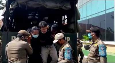 Hendak Unjuk Rasa di Pemkot Tangsel, Massa HMI Langsung Digelandang ke Polres Tangsel