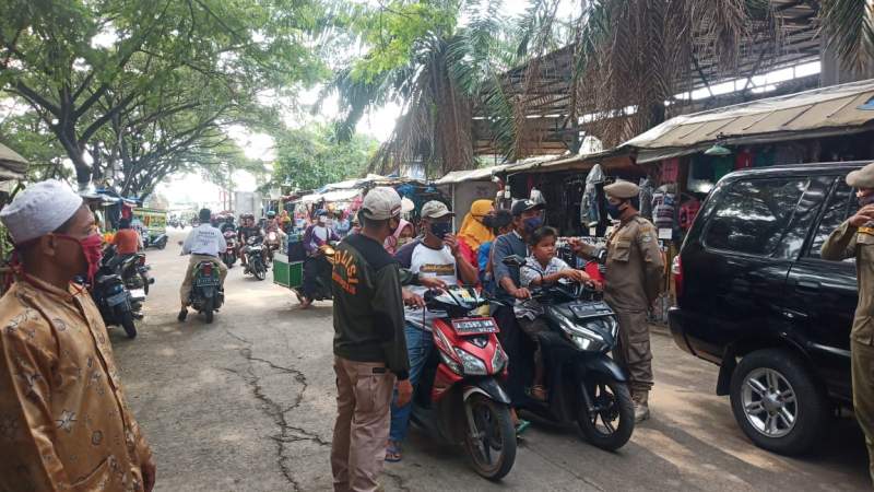 Suasana di daerah Pasar Kemis Kab Tangerang, Banten.