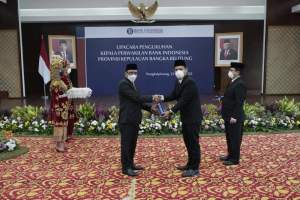 Hadiri Pergantian Kepala BI Babel, Ini pesan Gubernur