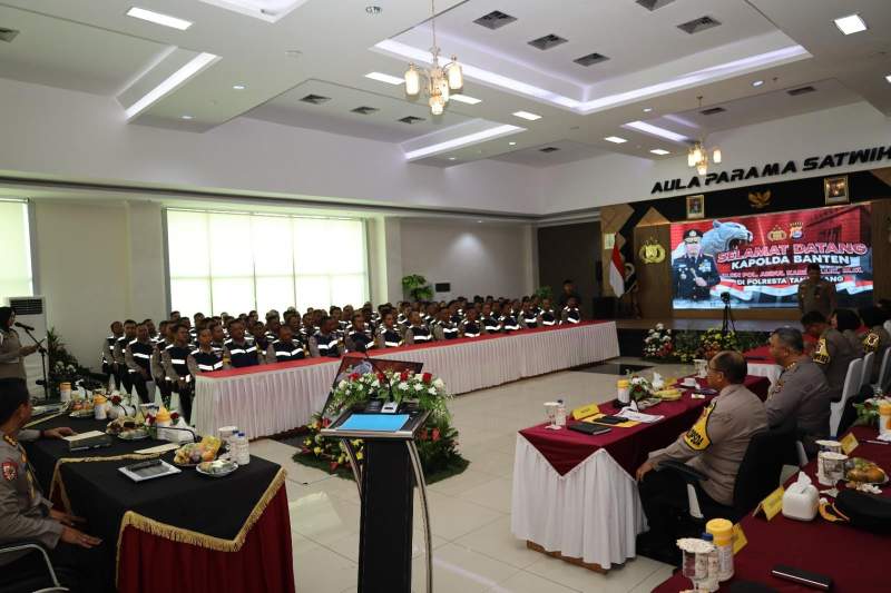 Kapolda Banten Kunjungi Polresta Tangerang