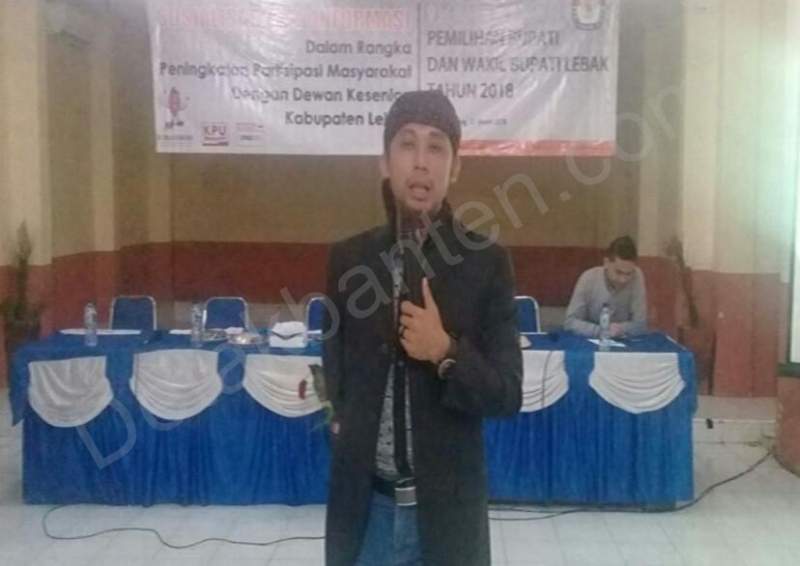 KPU Lebak Sosialisasikan Pilkada dengan Seniman