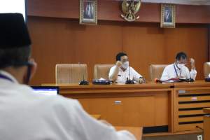 Bahas Pilkades Serentak,  Pemdes Gelar Rakor Tentang Penerepan  Prokes