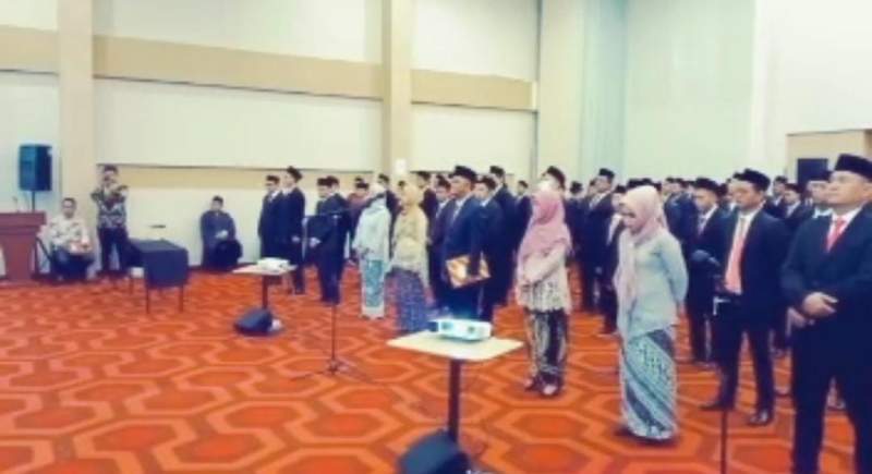 Bawaslu Kabupaten Tangerang Lantik Anggota Panwascam, 3 Orang Tak Hadir