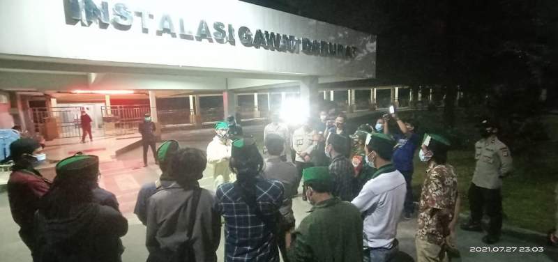 Beri Pembinaan, Polresta Tangerang Ajak Mahasiswa ke TPU Covid-19 dan ke RSUD Balaraja