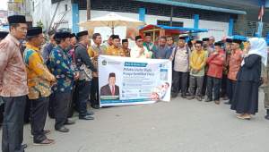 Kemenag Asahan Turun Langsung Sosialisasikan Sertifikat Halal Kepada Para Pedagang