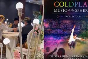 Unik! Pasangan Pengantin Ini Jadikan Tiket Coldplay sebagai Mas Kawin