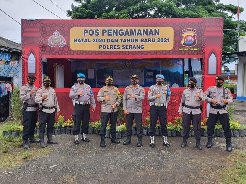 Libur Nataru, Kapolres Serang Cek Enam Pospam