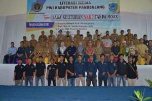 Literasi Media PWI Pandeglang, Diikuti Antusias Ratusan Peserta